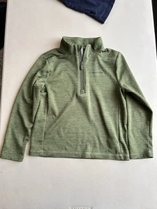 Vineyard Vines Green Sankaty 1/4 Zip Pullover Long Sleeve Boys Size 6 - Picture 1 of 10