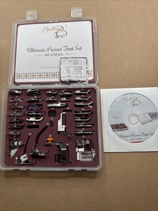 Madame Sew Ultimate Nähfuß-Set 32-teilig mit Buch, CD Anleitung Video & Bonus - Bild 1 von 7