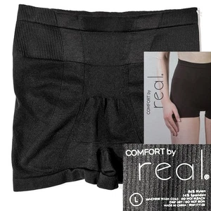 New NWOT Comfort by Real Seamless Shaping Shorts (1 Pair) Black Women’s Size L - Picture 1 of 8