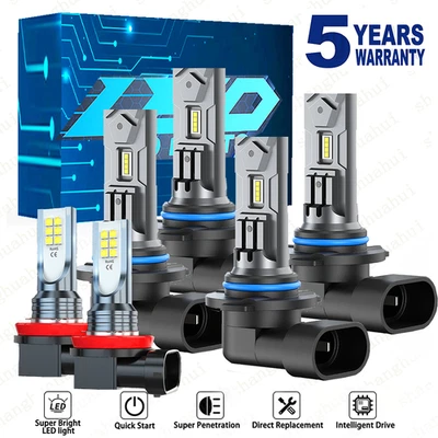 Faro LED + luces antiniebla Para For Honda Odyssey 2005 2006 2007 2008 2009 2010 Foto 1 de 4