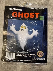Fantasma inflable colgante vintage 1987 nuevo de lote raro - Imagen 1 de 7