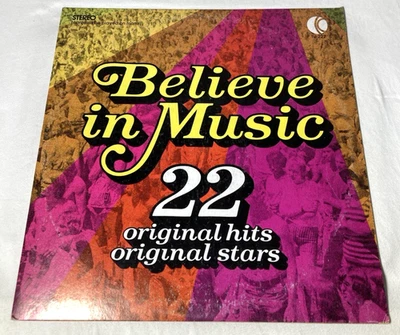 Various—Believe In Music 22 Original Artists—12"LP K-Tel TU 227 Reissue 1973 VG+ - Image 1 of 4