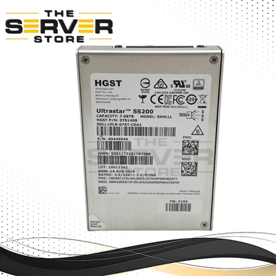 HGST Ultrastar SS200 7.68TB SAS 12Gb/s 2.5" SSD SDLL1HLR-076T-CDA1 0TS1409 - Image 1 of 4