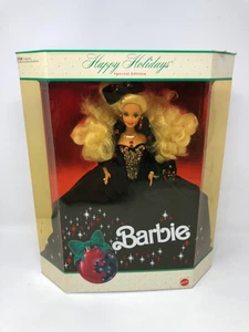 Barbie Holiday Christmas 1991 Happy Holidays Barbie - Picture 1 of 6