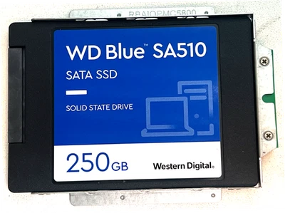 WD 250GB WD Azul SA510 SATA SSD 2.5”/7mm Carcasa WDS250G3B0A-00AXR0 Foto 1 de 2