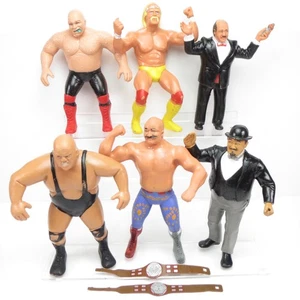 Lote de 6 figuras de acción LJN de colección de superestrellas de lucha libre WWF de los años 80 - en muy buen estado - Imagen 1 de 20