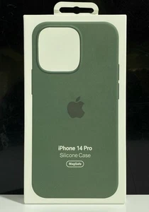 iPhone 14 Pro Genuine MagSafe Silicone Case - Olive Apple High Quality Cover - Photo 1 sur 3