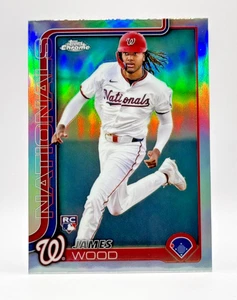 2025 Topps cromo - James Wood #132 Topps refractor (RC) - Imagen 1 de 2