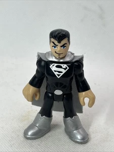 Imaginext DC Super Friends Superman figure Black & Silver Krypton Suit - Picture 1 of 5