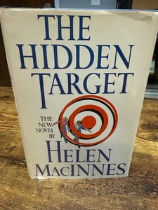 Helen MacInnes The Hidden Target 1980 Hardcover DJ Thriller Spy Novel Harcourt - Picture 1 of 8
