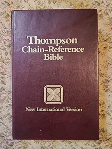 Hardback Thompson Chain-Reference Bible, NIV, 3rd Printing 1984 - Imagen 1 de 12