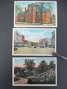 Lote de 3 postales a color vintage de Franklin, Pa - Imagen 1 de 2