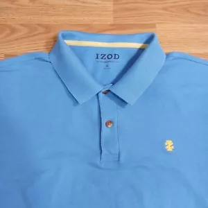 Polo uomo Izod The Advantage taglia XL blu chiaro manica corta - Foto 1 di 10