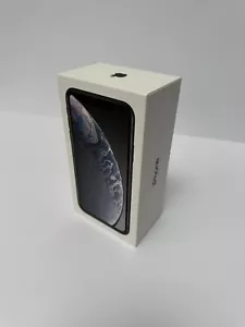 Apple iPhone XR Box + Sim Tool, For Black 128GB XR Model, Box Only NO PHONE - Picture 1 of 10