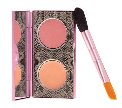 Crema y Polvo Rubor Profesional Mally 24/7 con Cepillo y Estuche - Nuevo En Caja Foto 1 de 4