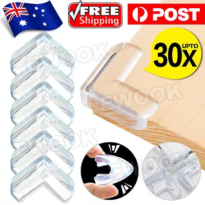 Desk Edge Soft Protectors Table Corner Cushion Baby Child Safety Guard Clear AU • 5.85$