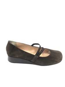 Anyi Lu Handmade in Italy Cute Mary Jane Shoes Brown Size 39.5 ($) - Picture 1 of 5