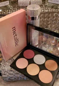 SEPHORA COLLECTION METALLIC PIGMENT FACE PALETTE 6x0.12 oz NEW IN BOX - Picture 1 of 3