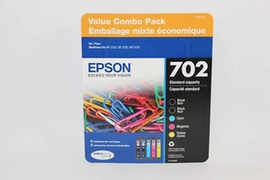 Epson 702 Ink Set 5 Pack T7021-5-SVH EXP 10/2027 - Photo 1/4