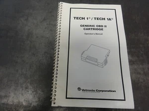 Vetronix Tech 1 Tech 1A Generic OBD II Cartridge Operator's Manual 02002224 - Picture 1 of 7