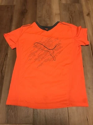 PUMA T SHIRT Soccer Youth Size Med 10-12-htb1 - Image 1 of 4