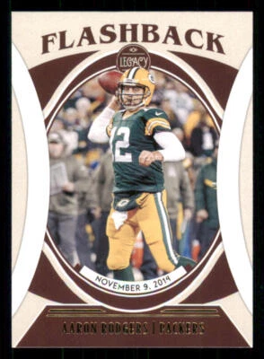 2021 Panini Legacy Flashback #26 Aaron Rodgers - Image 1 of 2