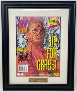 WCW Magazin signiert Steve McMichael "Mongo" Konan Giant DDP gerahmt PSA/DNA COA - Bild 1 von 6