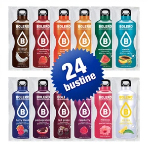 24 BOLERO Drink 9g MIX Bustine Miste Assortite Preparato Istantaneo per Bevande - Foto 1 di 6
