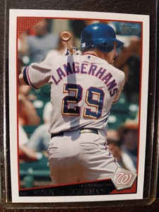 RYAN LANGERHANS NATIONALS 2009 TOPPS BASEBALL #13 - Picture 1 of 1