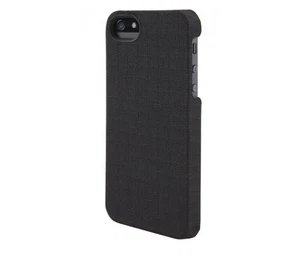 HEX x FRANK Core iPhone SE iPhone 5 5s Hard Snap Case Cover Plaid Canvas Black - Picture 1 of 6