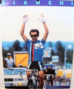 ~ Rare 1986 Moreno Argentin Bianchi World Championship Poster  40cm x 53cm ~