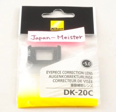 US Duty Paid New Nikon DK-20C -5.0 Eyepiece Auxiliary Correction Lens - Image 1 of 4