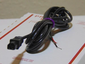 AOR DC CABLE FITS AR5000 AR3030 AR3000 AR2515 AR2002 / 3 PIN PLUG 6' DC CABLE - Zdjęcie 1 z 3