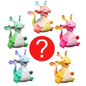 Blind Box Surprise Dragon Collectible Kawaii Figure 1 Random Desk Accessory - Picture 1 of 9