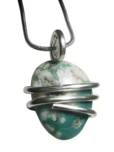 Spirit of Sakura Anhänger Natur Achat | 925 Sterling Silber Anhänger #10 - Bild 1 von 2