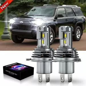 2X Luces Fuertes Para Auto Coche Luz Carro Bombillas H4 9003 LED SUPER Blanco Alto/Lo - Imagen 1 de 12