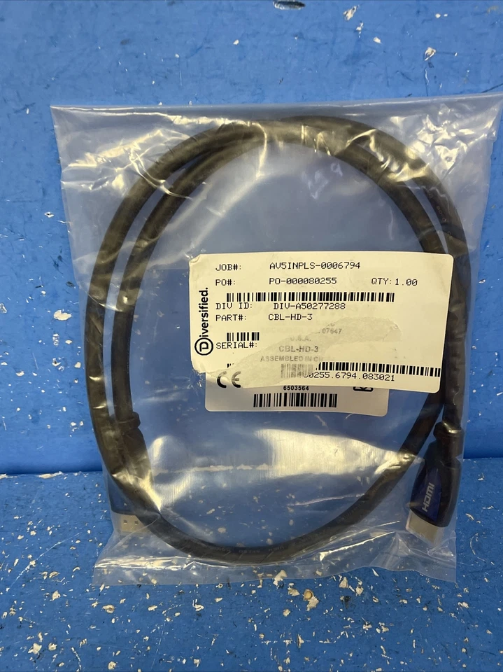Crestron Certified CBL-HD-3 HDMI® Interface Cable - Image 1 of 4