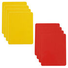  8 Pcs Soccer Yellow Red Cards Sports Referee for Football Glossy