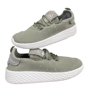 Adidas Originales HU Pharrell Williams Niño Pequeño EE. UU. 8K Beige Tostado Tenis Zapatos - Imagen 1 de 9