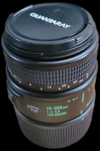 Quantaray AF LD 70-300mm f/4-5.6 Tele-Macro Lens for Nikon F Mount - Picture 1 of 7