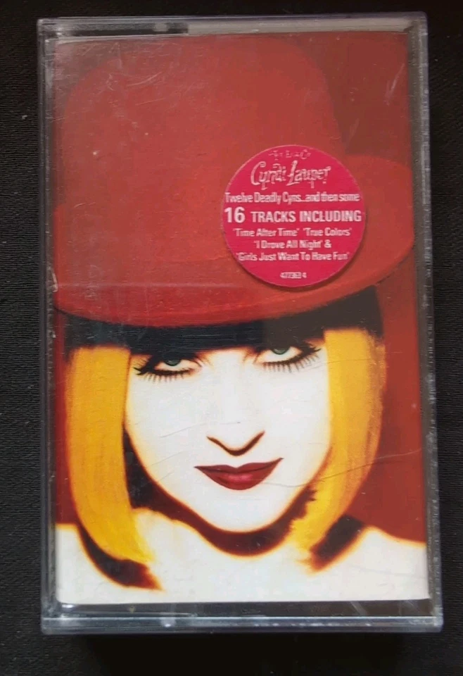 CYNDI LAUPER - TWELVE DEADLY CYNS Cassette - TIME AFTER TIME, TRUE COLOURS M807 - Image 1 of 4