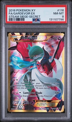 PSA 8 Pokemon Steam Siege Gardevoir EX 116/114 NM/MINT Condition! - Image 1 of 2