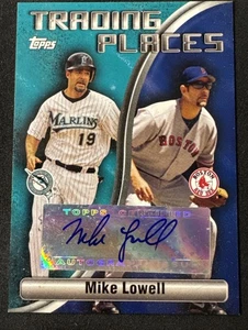 2006 Topps Trading Places Mike Lowell Autograph TPA-ML Red Sox / Marlins - Picture 1 of 13