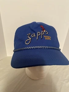 vintage Zapps Potato Chips SnapBack Hat With Rope - Picture 1 of 9