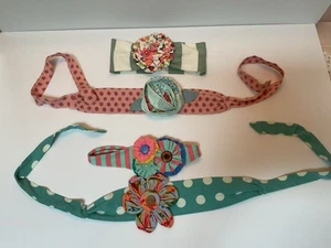 Matilda Jane Whimsical Boho Colorful Floral Girls Polka Dot Headband Bundle - Picture 1 of 6
