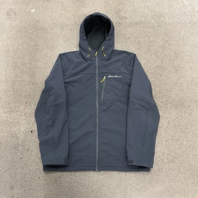 Eddie Bauer Jacket Mens Large Full Zip Fleece Lined Soft Shell - Image 1 of 4