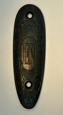 Espingarda semi-automática vintage FN Browning A5 5-1/8X1-5/8"X3-3/8" Buttplate (86) - Imagem 1 de 4