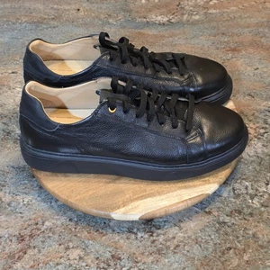 Samuel Hubbard Sunset 2.0 Schwarz Herren Größe 14 Weite Leder Freizeitschuhe Turnschuhe - Bild 1 von 10