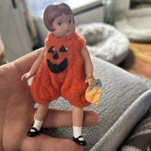 Effanbee Tonner | 2004 5" WEE PATSY PUMPKIN PAL Dressed Doll - Picture 1 of 6