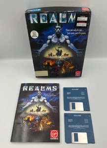 Realms Big Box Amiga PC Spiel Vintage Diskette mit Handbuch 1991 - Bild 1 von 8